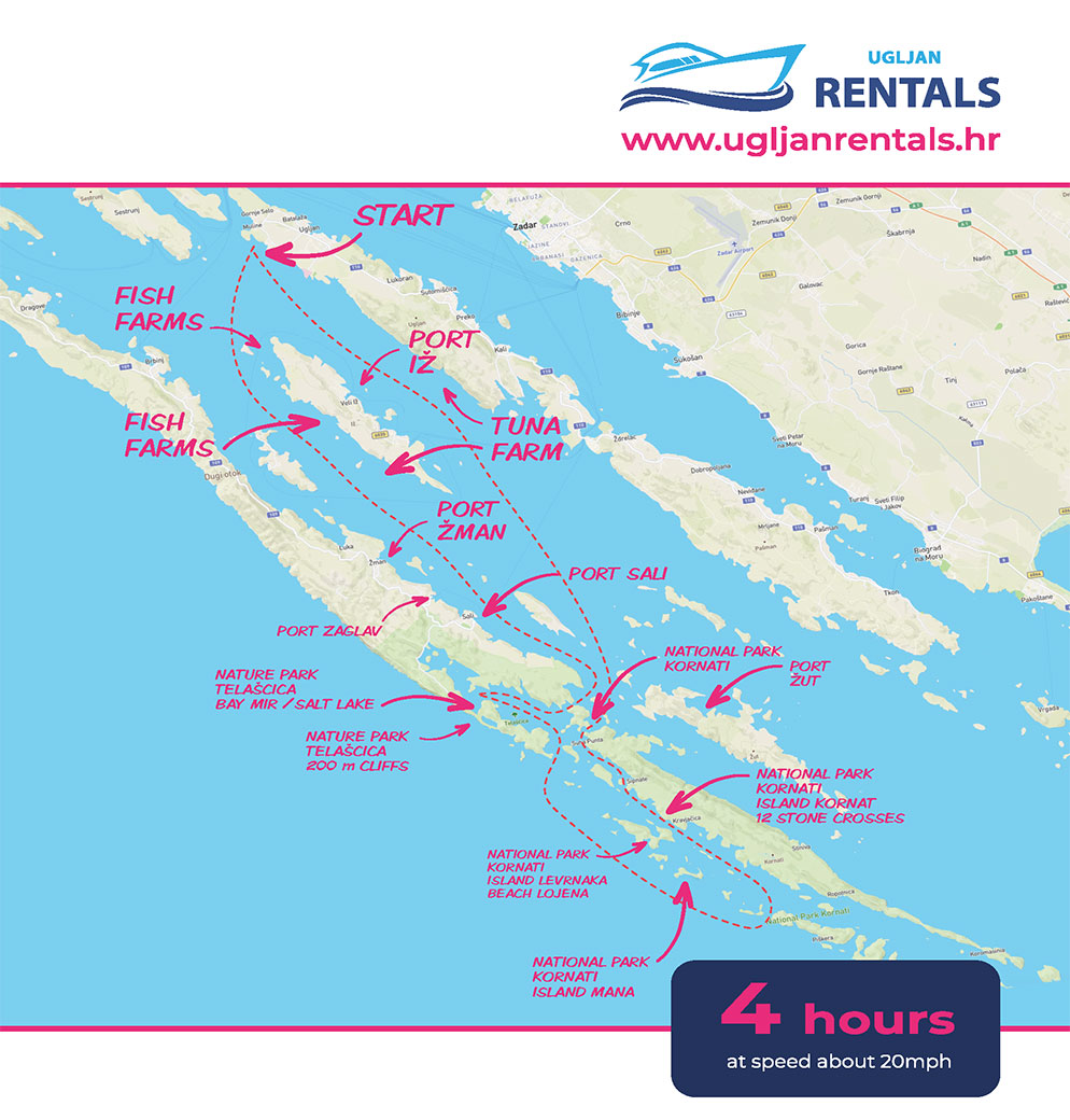 Výlet na ostrovy Kornati